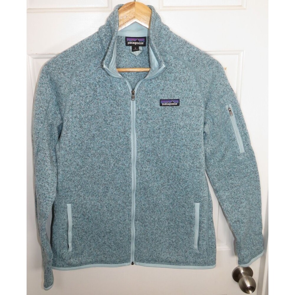 Patagonia Better Sweater Full Zip Jacket Womens Size Medium Cuban Blue
